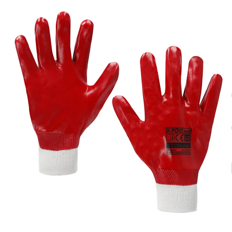 Szybka wysyłka BHP RĘKAWICE X-POVI RED 10 PCV