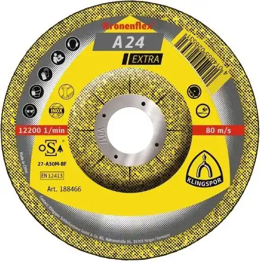Okazja TARCZA DO SZLIFOW.METAL A24EXTRA 150*6,0*22 WYPUKŁA SZT.1