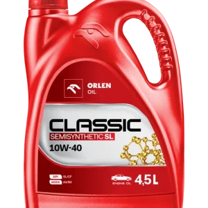 Wyjątkowa oferta ORLEN CLASSIC SEMISYNTHETIC SL 10W40 4,5L