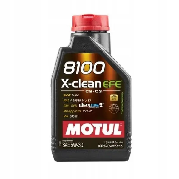 Wybór klientów MOTUL 5W30 8100 X-CLEAN EFE C3/C2 1L