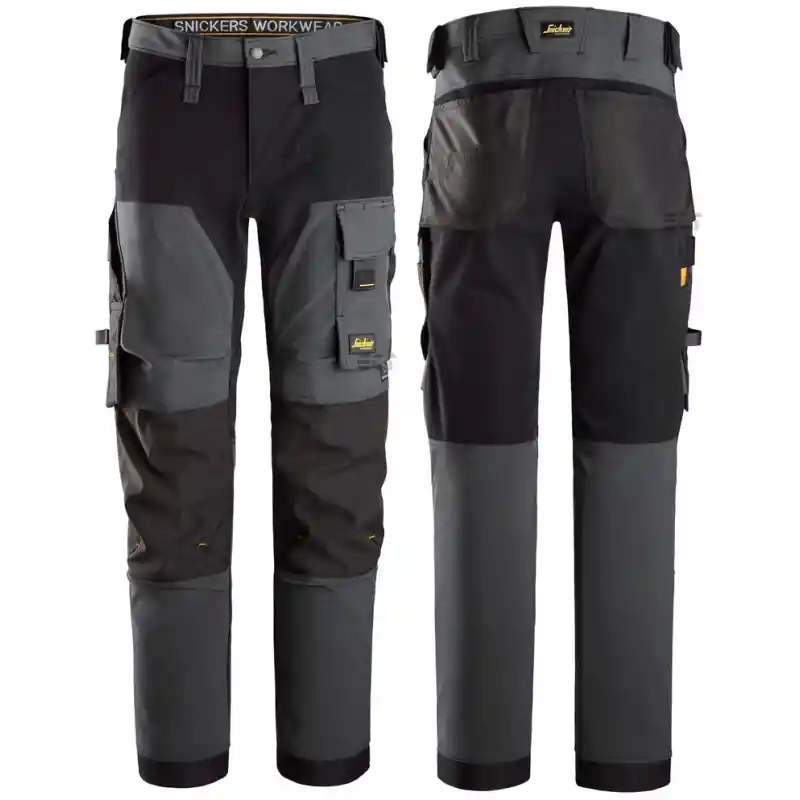 Obniżka ceny Spodnie 6375 robocze stretch AllroundWork rozm. 50 kolor steel grey/black 63755804050 SNICKERS WORKWEAR