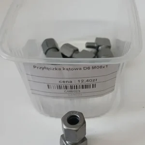 Przyłączka kątowa D6 M06x1 Okazja
