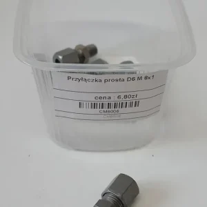 Do wyczerpania zapasów Przyłączka prosta D6 M 8x1