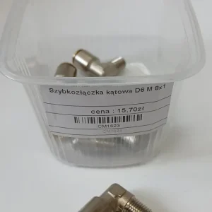 Premium Szybkozłączka kątowa D6 M 8x1