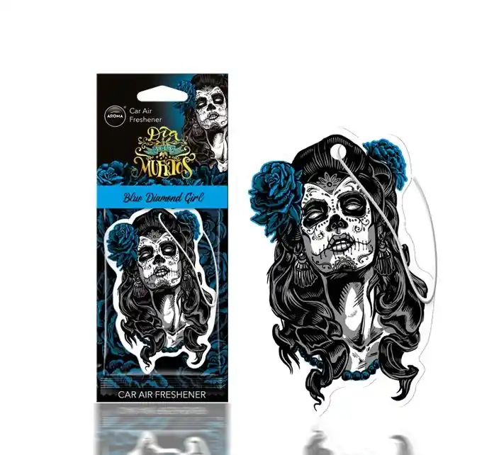 Wybór klientów ZAPACH SAMOCHODOWY MUERTOS BLUE DIAMOND GIRL