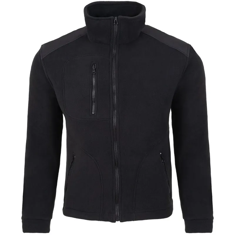 Szybka wysyłka BHP POLAR ROZPINANY CZARNO-CZARNY 5XL