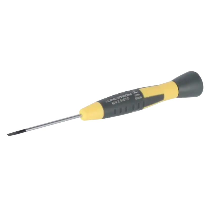 Zamów dziś Wkrętak precyzyjny ESD płaski 0.4 x 2.0 x 50 mm 800-2-50ESD LINDSTROM