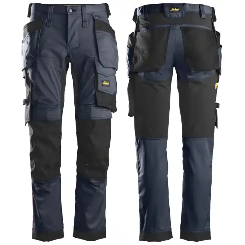 Zamów dziś Spodnie 6241 stretch AllroundWork z workami kieszeniowymi kolor navy/black rozm. 60 62419504060 SNICKERS WORKWEAR