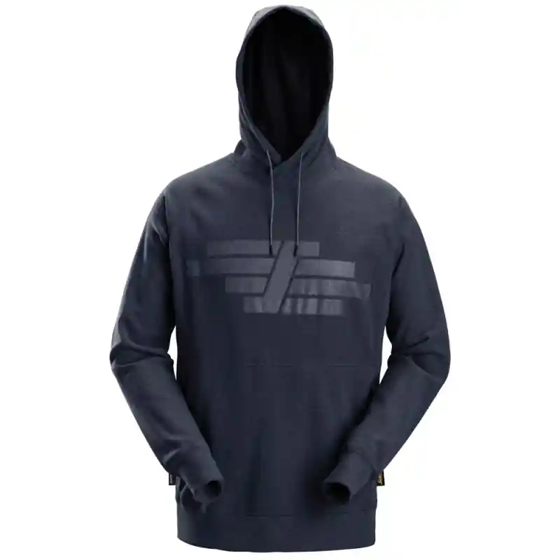 Bluza 8075 frotte Polartec® z kapturem AllroundWork kolor dark navy melange rozm. XS 80754500003 SNICKERS WORKWEAR Najlepsza cena