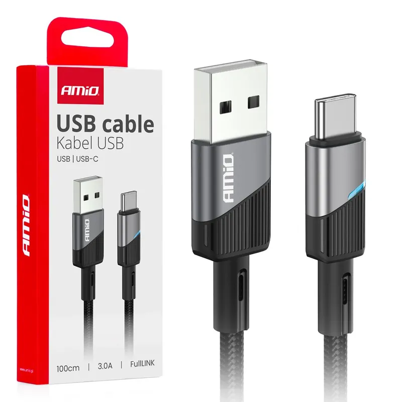 Darmowa dostawa KABEL USB A-C 3A 100CM X101