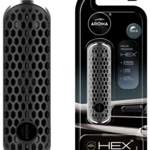 Popularny ZAPACH AROMA CAR HEX BLACK POLIMEROWY SHAPES POLYMER