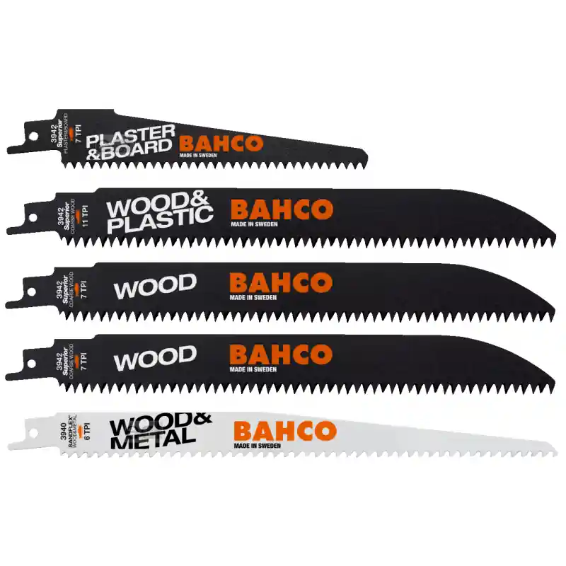 Wyprzedaż Zestaw brzeszczotów do drewna 5 szt. 3942-WOOD-SET-5P BAHCO