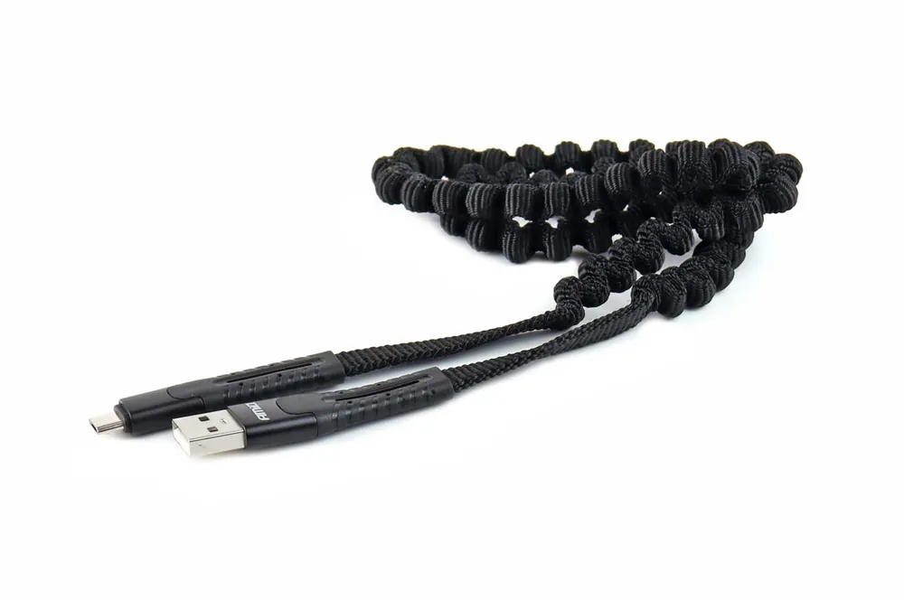 KABEL SPRĘŻYNUJĄCY USB+microUSB 120cm Zamów dziś