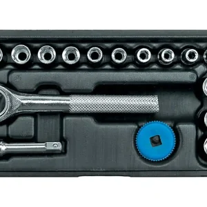 ZESTAW KLUCZY NASADOWYCH 1/4" + GRZECHOTKA 4-13mm 11el. Najlepsza cena