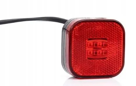 Łatwy zwrot OS FT-027C LED LAMPA OBRYSOWA 12-30V,CZERWONA