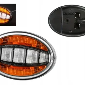 OS FT-356 LAMPA PRZEDNIA LED 12-36V, 2-FUNKCYJNA ZE ŚWIATŁEM POZYCYJNYM I ŚWIATŁEM KIERUNKOWSKAZU, PRZEWÓD O DŁUGOŚCI 1M.<ANG>UNIVERSAL LED FRONT LAMP 12V, 2-FUNCTIONAL POSITIONAL/INDICATOR, 1 M CABLE Cena promocyjna