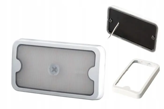 Dostępne od ręki OS FT-162 LED LAMPA OŚWIETLENIA WNĘTRZA Z WŁACZNIKIEM,4 STOP.ŚWIECENIA 1000LM/460LM/70LM/