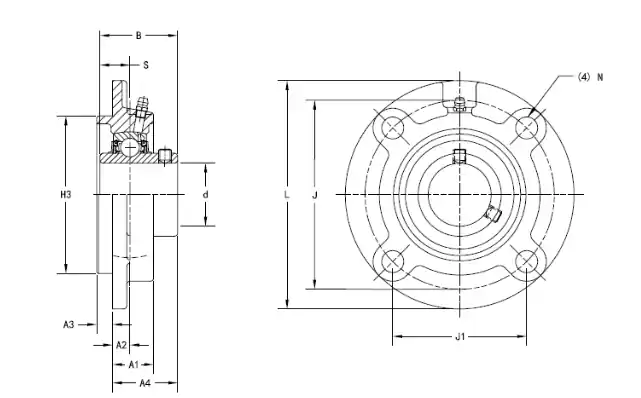 UCFC 208 ZESPÓŁ ŁOŻYSKOWY /C/ Nie przegap