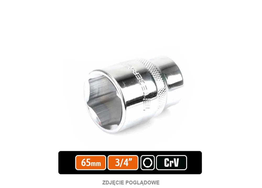 Klucz nasadowy 3/4" sześciokątny 65 mm / TEGER Taniej