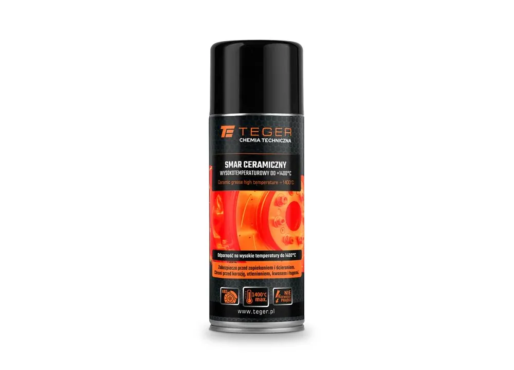 Tylko dziś Smar ceramiczny wysokotemperaturowy do 1400°C, 400ml, Teger