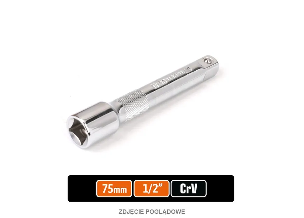 Super okazja Przedłużka do nasadek 1/2" 75 mm / TEGER
