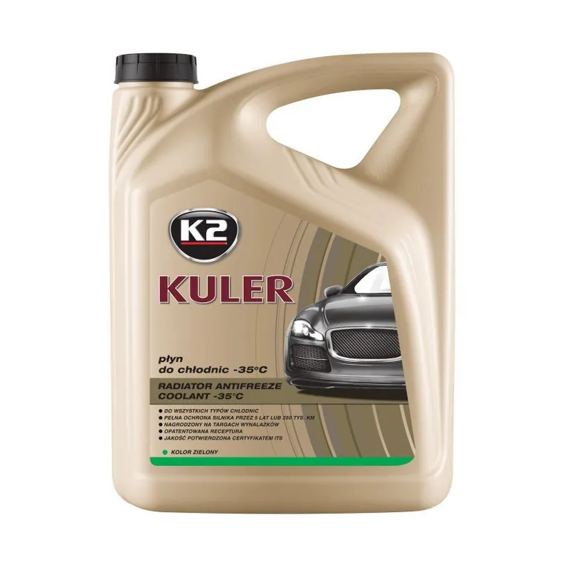 PŁYN DO CHŁODNIC KULER 5L ZIELONY /-35C/ Super okazja