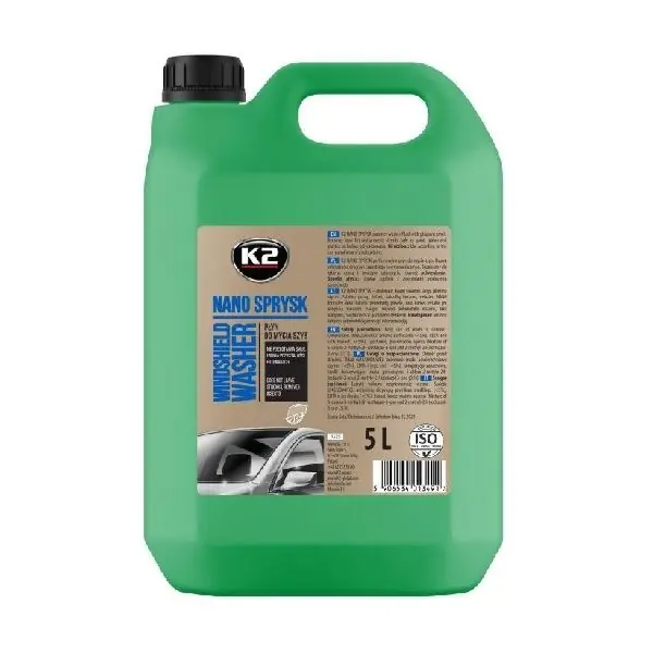 Nowy PŁYN DO SPRYSKIWACZY LATO K2 CLAREN NANO 5L
