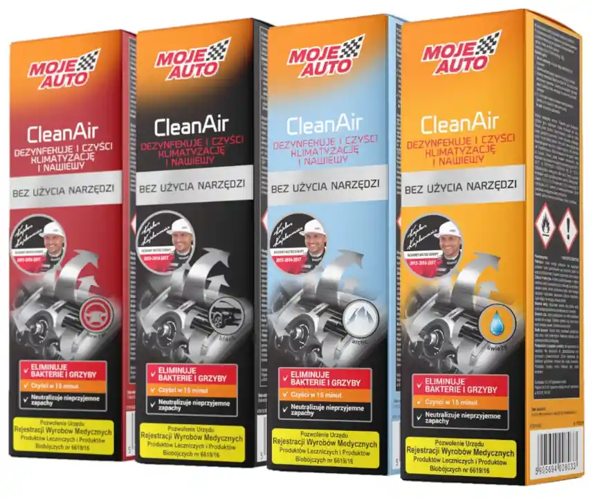 ŚRODEK DO DEZYNFEKCJI KLIMATYZACJI 150ML WANILIA CLEANAIR Taniej