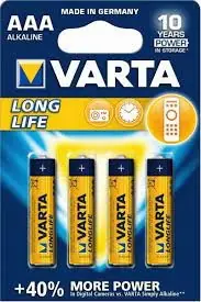 Wysoka jakość BATERIA AAA LONGLIFE LR04 VARTA /4SZT/